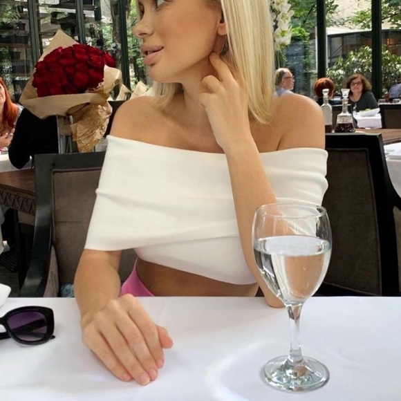 Zara white crop top - Picture 9 of 11